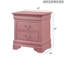Table de chevet 2 tiroirs Jeffreys-870670133