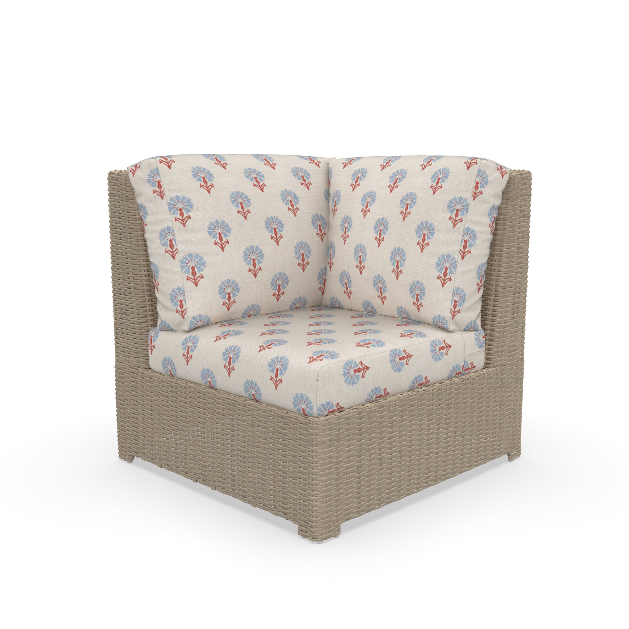 Henri Corner Chair, Mira Bluebell