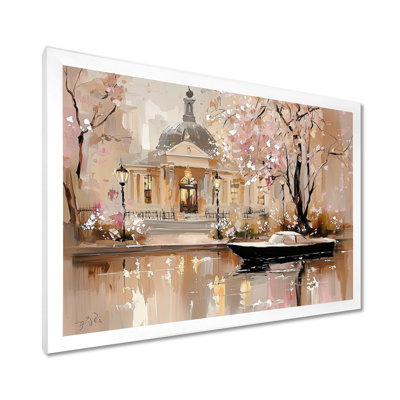 Aquarelle, décoration de jardin Amsterdam en hiver II - Amsterdam