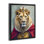 «King Lion Regal Portrait Floater», art mural par Kim Allen