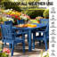 Ensembles de salle à manger imperméables toutes saisons pour l'extérieur - Ensembles de salle à manger d'extérieur modernes résistants à la rouille pour l'extérieur de la cour / jardin / piscine / porche / terrasse 2-table 10-chaises-128837495