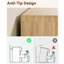 Commode moderne à 7 tiroirs de 51 po de largeur pour chambre à coucher, commode en bois avec poignées en métal pour l'entrée dans le salon