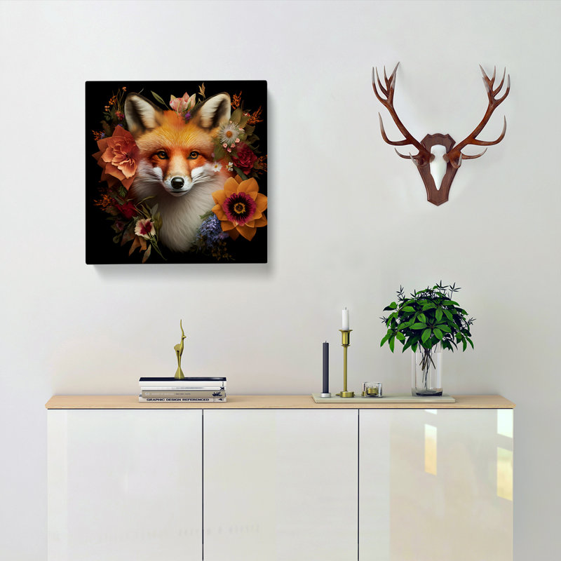 Fox Floral Art - Print