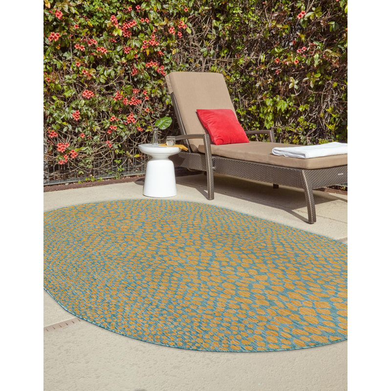 Tapis d'extérieur Jill Zarin Cape Town, Ovale 7 pi 10 po x 10 pi