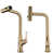 Brushed Gold is out of stock selected