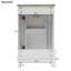 Petit meuble-lavabo moderne de 20 pouces avec lavabo en céramique - 20 * 14,5 * 33,3 pouces, rangement spacieux, 1 porte à fermeture en douceur-116234248