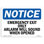 Emergency Exit Only Alarm Will Sound When Opened Sign
