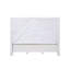 Grand lit Katia en lin gris clair, gris rustique et blanc vieilli-234373658