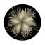 Silver Feather Round Placemat