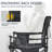 Oversized Folding Camping Chair with Padded Cushion, Cooler Pockets & Cup Holder - Heavy-Duty 450lbs Support Collapsible Chair for Sports, Garden, Beach, Fishing, Black