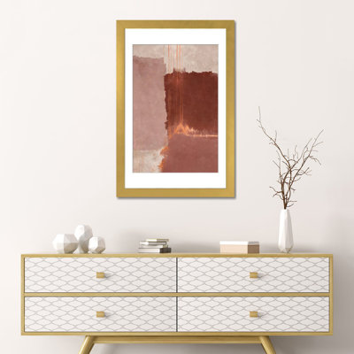«Terracotta Dream XX», reproduction d'art murale - papier d'art encadré