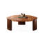 Image de couleur pierre et table basse hexagonale en bois massif-129221293