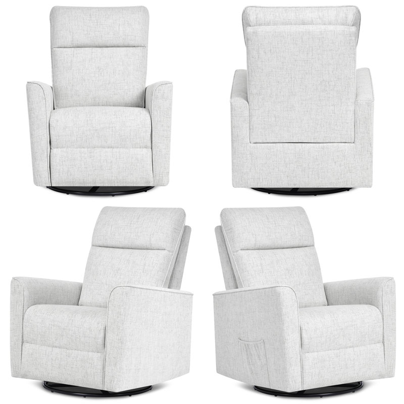 Swivel Glider, Fog Gray
