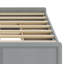 Structure de lit plateforme avec tiroirs
