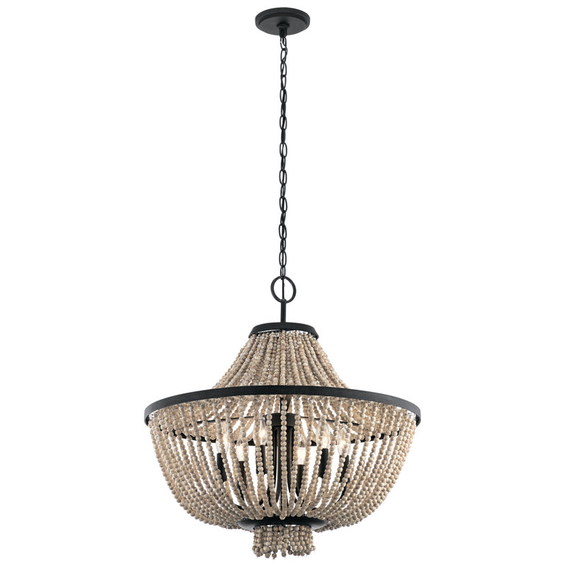 Brisbane 6 - Light Dimmable Empire Chandelier