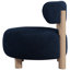 Fauteuil d'appoint rembourré à dossier demi-tonneau-2109522318