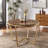 Simmerman 4-Person Round Upholstered Dining Set-1838033690