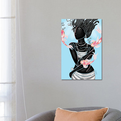 Koi 1 Piece Wrapped Canvas Wall Art