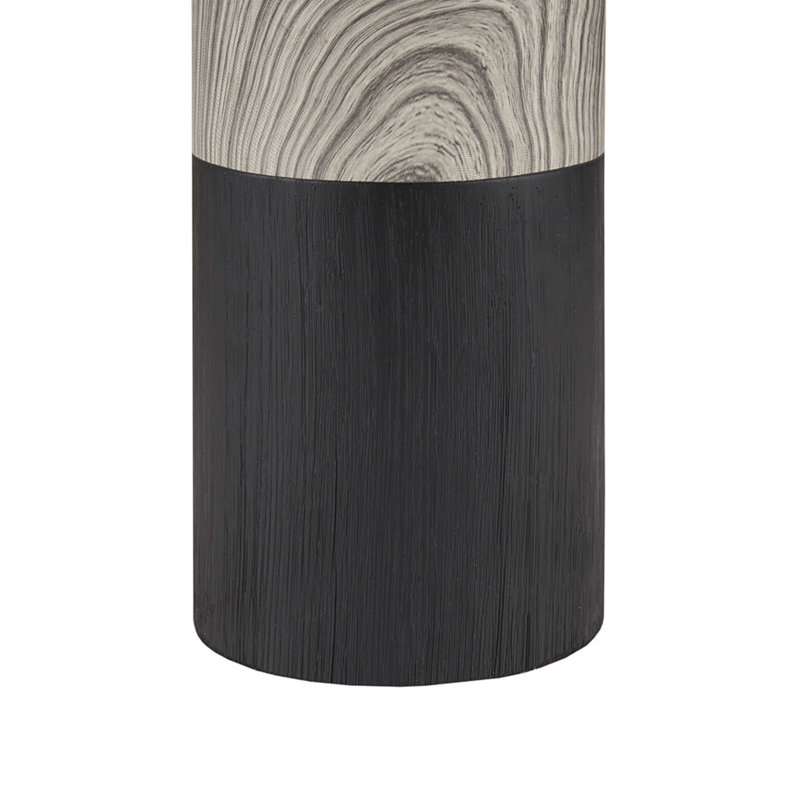 Lampe de table en céramique texturée, cordon d'alimentation transparent de 60 po