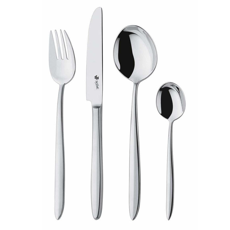 24-Piece Roma 18/10 Stainless Steel Cutlery Set for 6 People