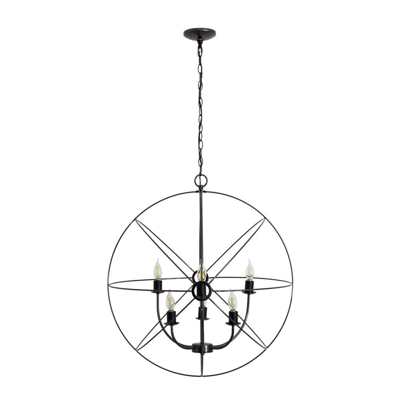 Feumore 6 - Light Globe Chandelier