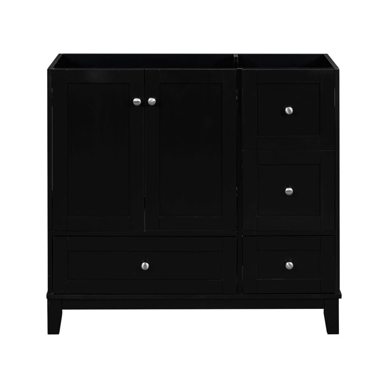 Meuble-lavabo 36 po (lavabo non inclus), Noir, noir, noir, noir