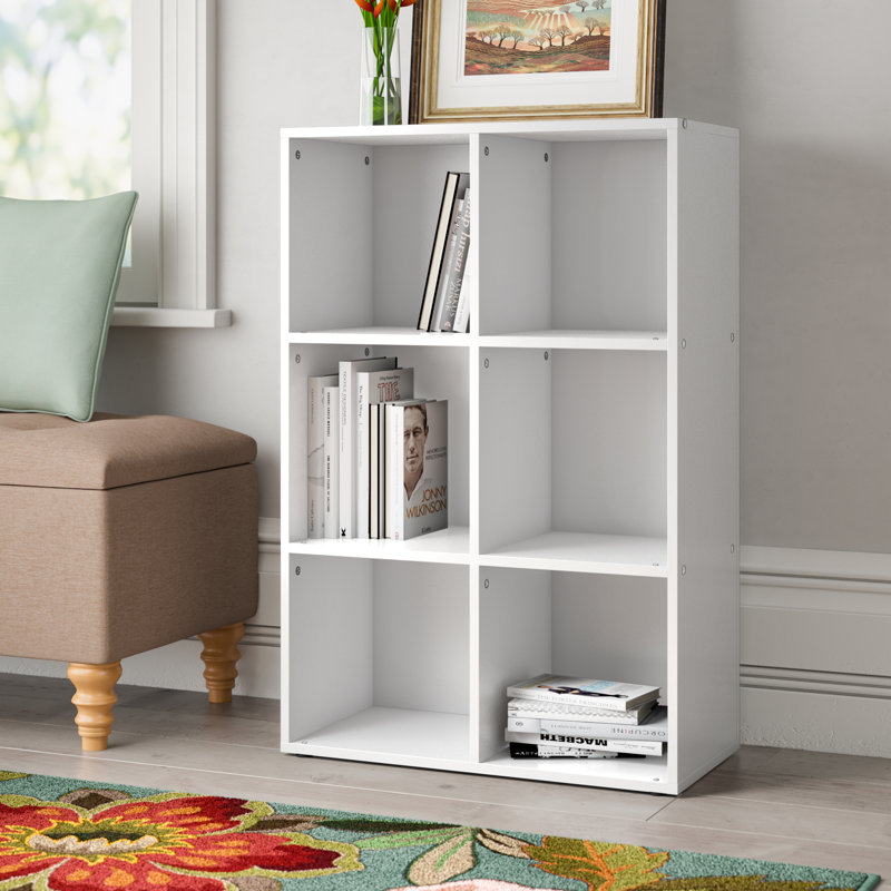 Swarna 90.5cm H x 60cm W Standard Bookcase, Black