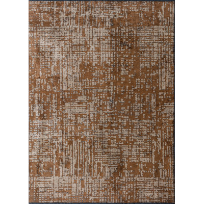 Rapture Brown/Tan Luxury Area Rug