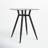 Palermo Glass Top Metal Base Dining Table-28571444-90482687-90482688