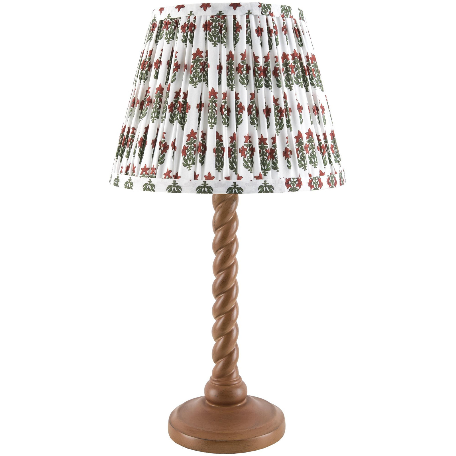 Shoupe Table Lamp, White/Green/Red