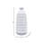 Parrottsville Stoneware Ceramic Vase with Carved Geometric Pattern and Boho Textured Design-342015867-342015866