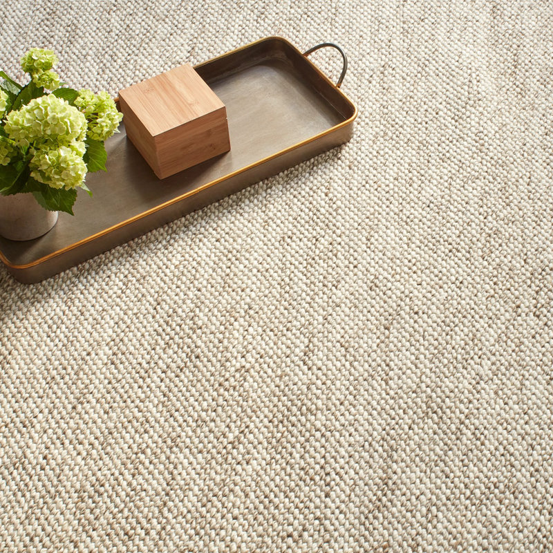 Loggia Natural Handwoven Wool Rug, Rectangle 3' x 5'