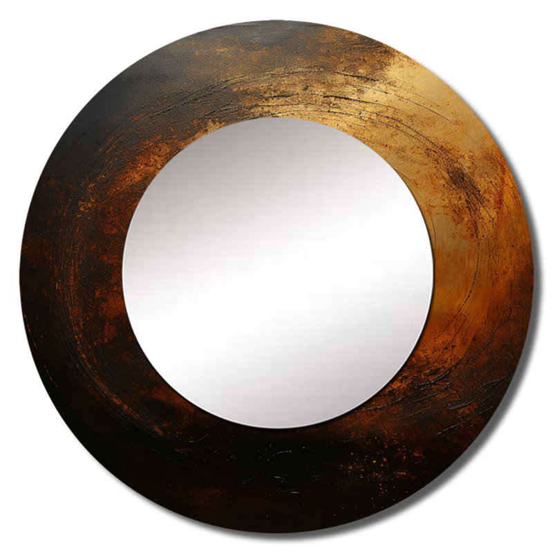 Bronze Blackhole Solar System I - Our Solar System, 29 po x 29 po, Rond