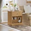 57.7 cm W Solid Wood Bedside Table-2114244217