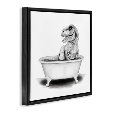 Drôle de salle de bain T-Rex