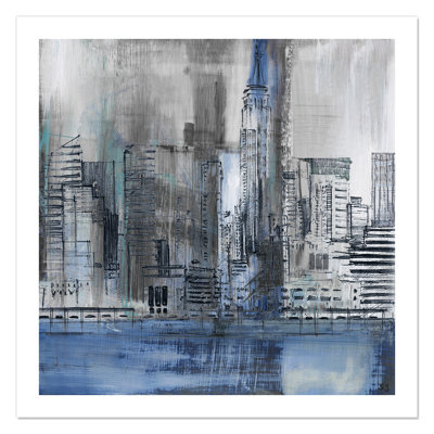 Empire State " Empire State " by Casa Fine Arts Painting Print