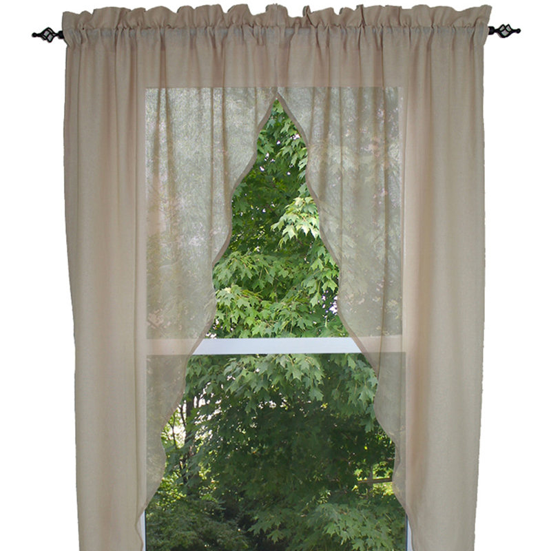 Adamstown Cotton Window Valance, Oat
