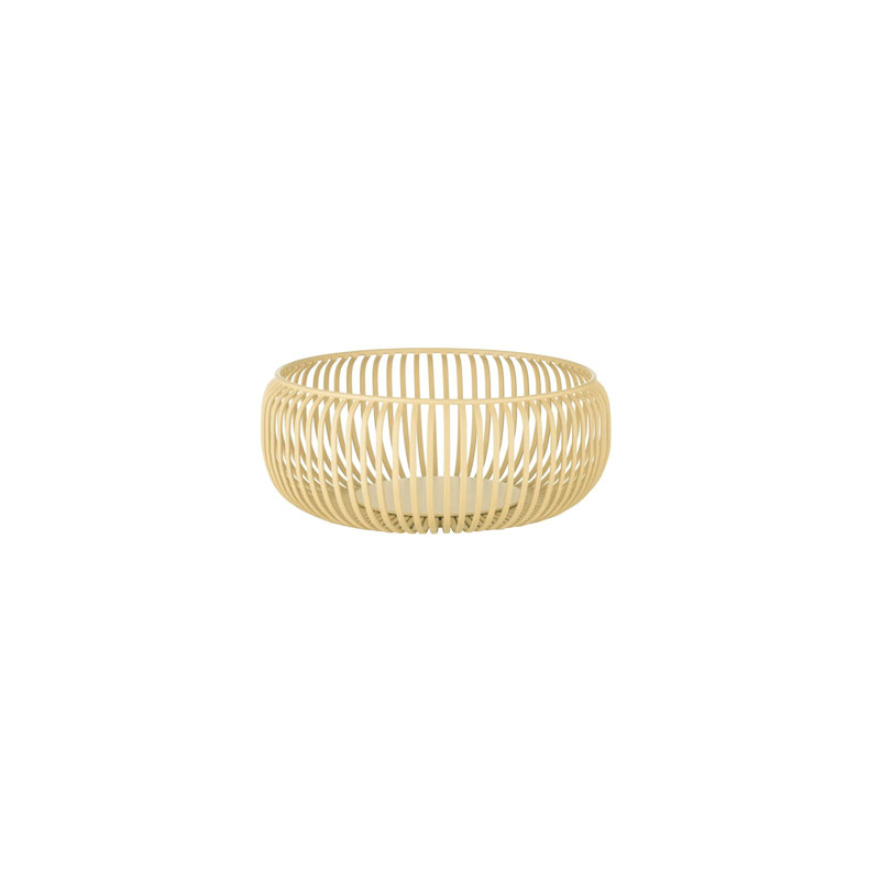 Blomus Stainless Steel Bowl, 10cm H x 25cm W x 25cm D, Yellow