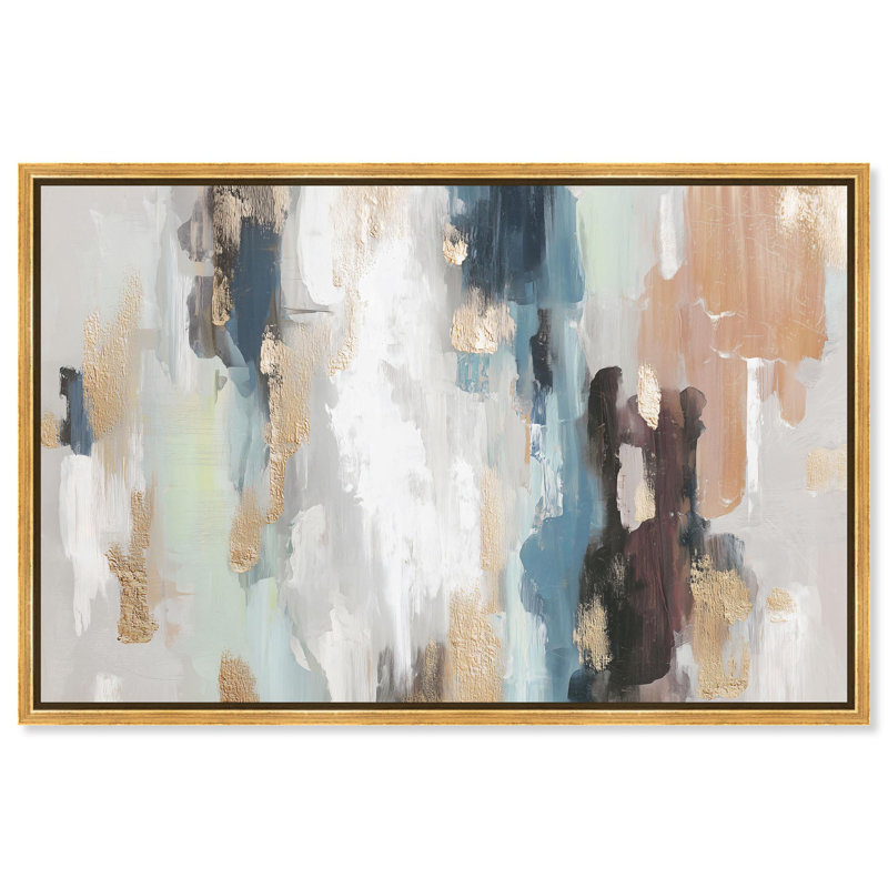 Impression sur toile Golden Descent I Boho Decor par Art Remedy, H 54 po x l 36 po, Structure noire