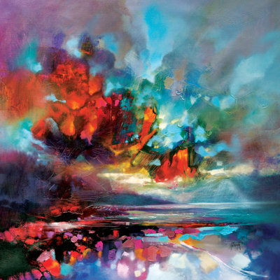 Peinture sur toile tendue, "solidifie i"