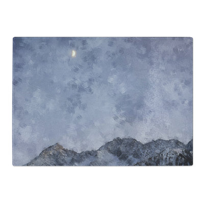 Tempered Glass Half a Moon Chopping Board