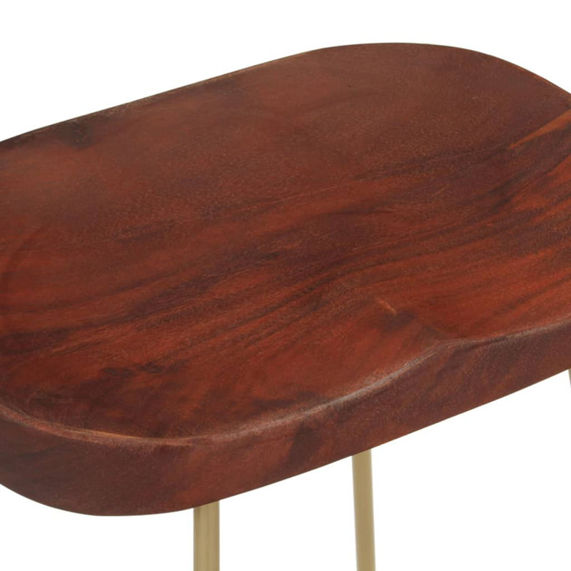 Solid Wood 30.7 in Stool