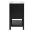 Meuble-lavabo moderne 24 po avec lavabo simple-1411210823