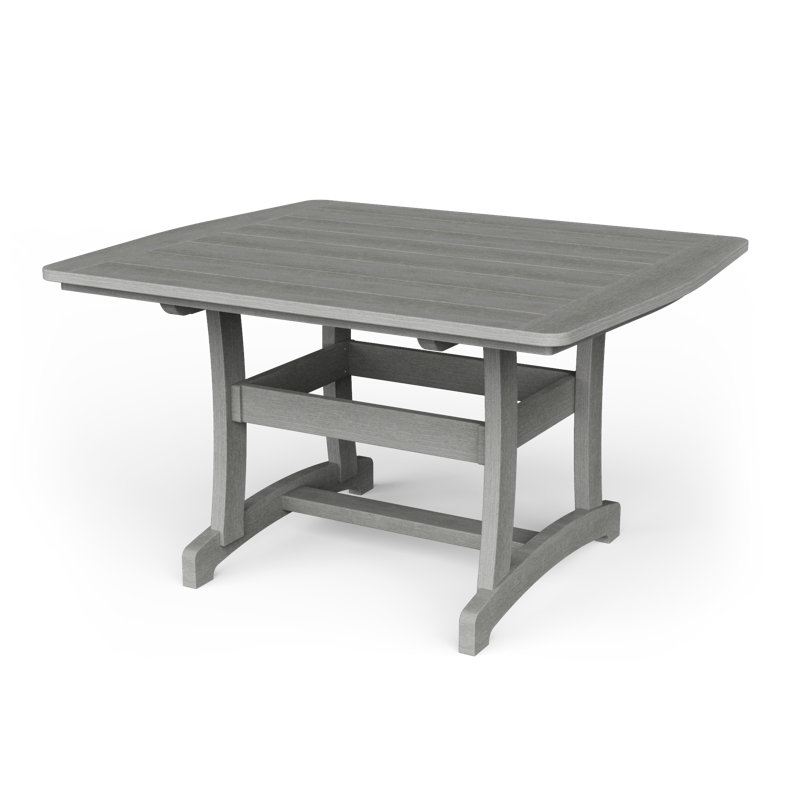 Table de salle à manger Stella, Bois flottant gris, H 30 po x l 53 po x P 45 po