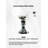 5'' H Glass Tabletop Candlestick