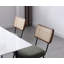 Chaise d'appoint à dossier en croix Lashounda-1696435777