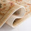 Floral Area Rug in Cream/Golden-722689003