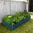 6x3x1 Ft Galvanized Raised Garden Bed Kit with Zippered Cover Doors Open Base Planter Box for Vegetables Flowers Thick Steel Construction Easy Assembly G-2098840932-2098840933