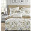 Ensemble de literie pour lit très grand de qualité supérieure, motif floral moderne, confort toutes saisons