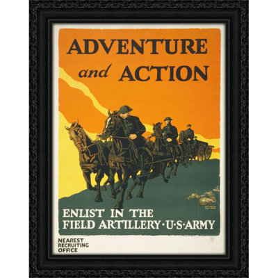Adventure and action Enlist in the field artillery, U.S. Army (1919)